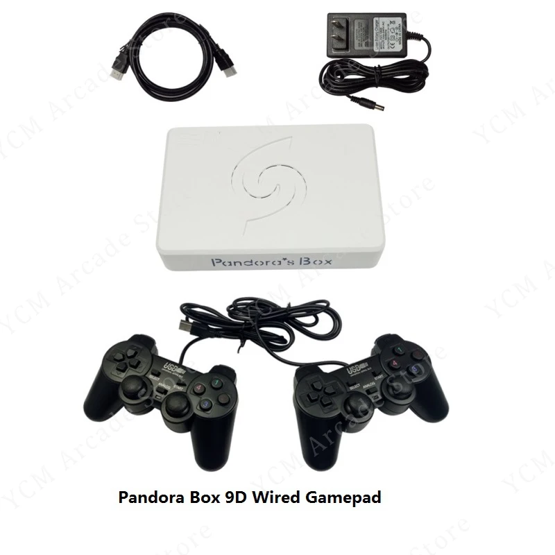 Pandora Box 9D 2500 В 1 Материнская плата 2 игрока проводной геймпад и беспроводной набор