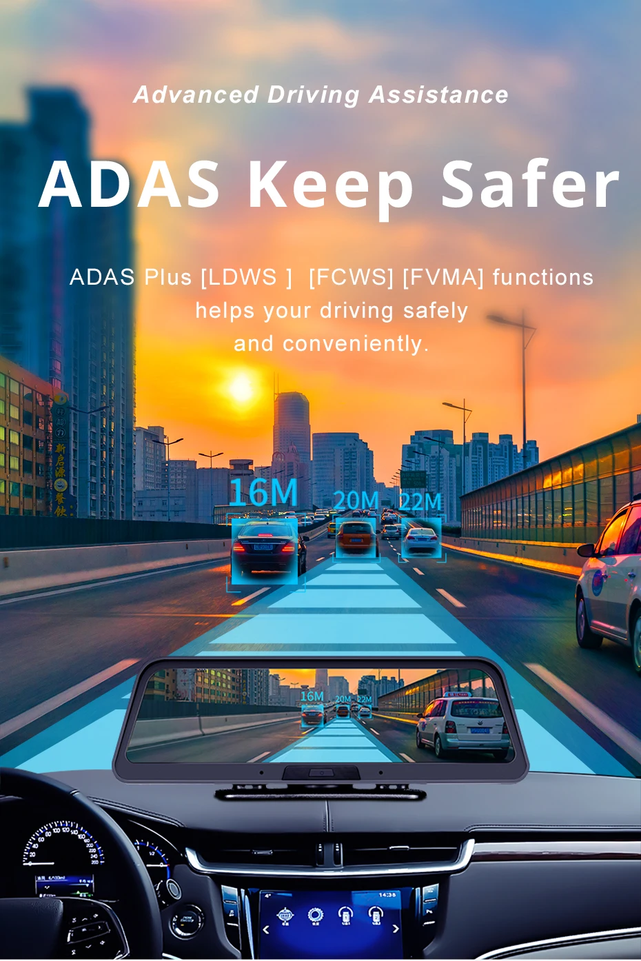 Bluavido 1" ips 4G Android умный Автомобильный видеорегистратор Камера gps навигация ADAS FHD 1080P Автомобильный видеорегистратор WiFi удаленный мониторинг