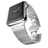 strap for apple watch 5 band 44mm42mm 40mm 38mm accessories luxury stainless steel link for iwatch series 5 4 3 2 accessories