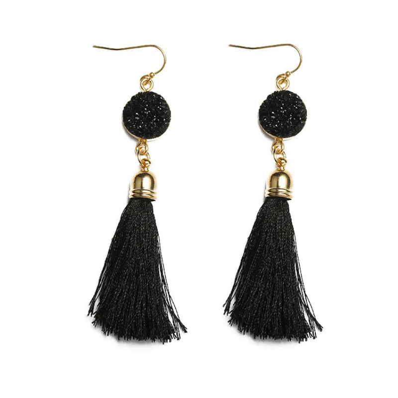 

Temperament Summer Tassel Dangle Earrings Jewelry Accessories 2021