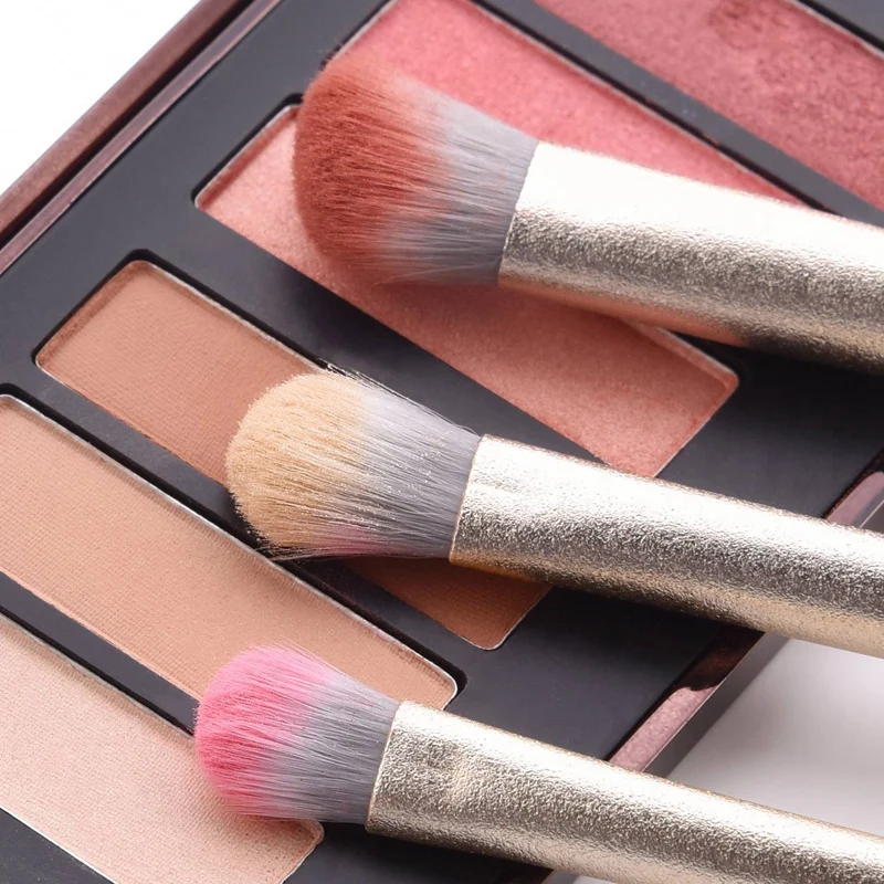 

Professional Makeup Brush Set 12Pcs Gradient Wood Handle Powder Foundation Contour Eye Shadow Eyebrow Make Up Brushes