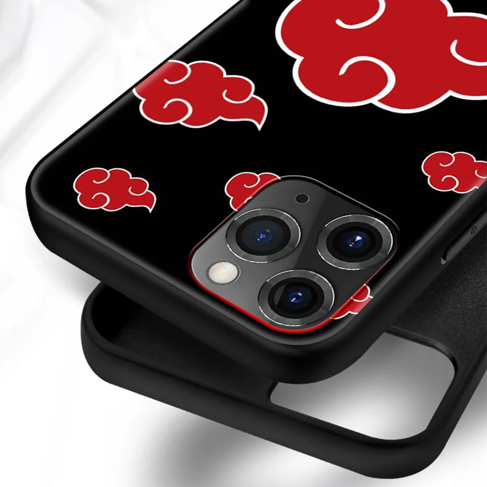 

Sharingan Rinnegan Phone Case For iPhone 11 7 8 Plus X XR XS 12pro MAX 12mini SE 2020 Back Cover Funda Shell Black Capa