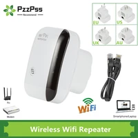 pzzpss wireless wifi repeater wifi range extender router wifi signal amplifier 300mbps booster 2 4g wifi ultraboost access point