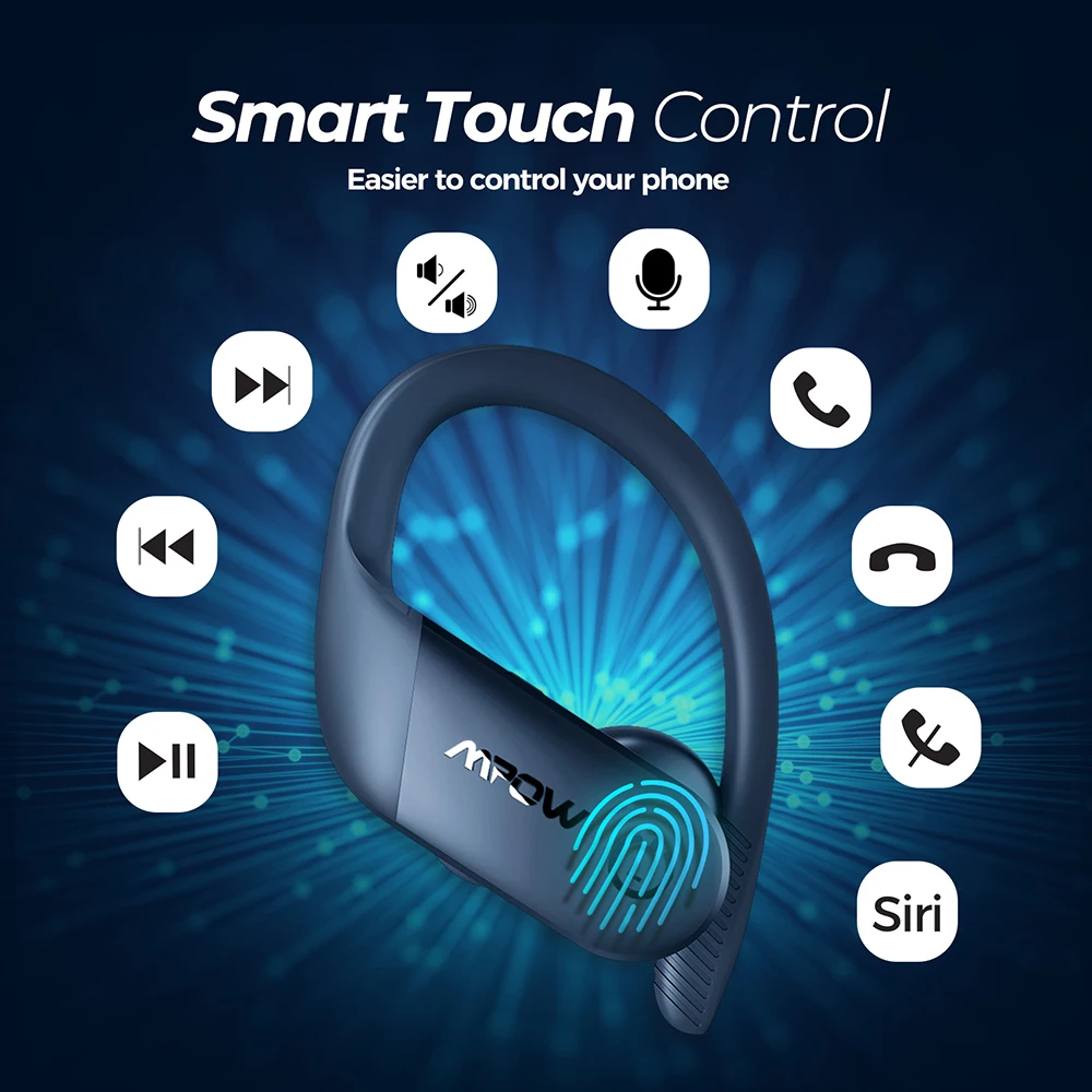 Беспроводные наушники Mpow Flame Lite спортивные Bluteooth с сильным звуком