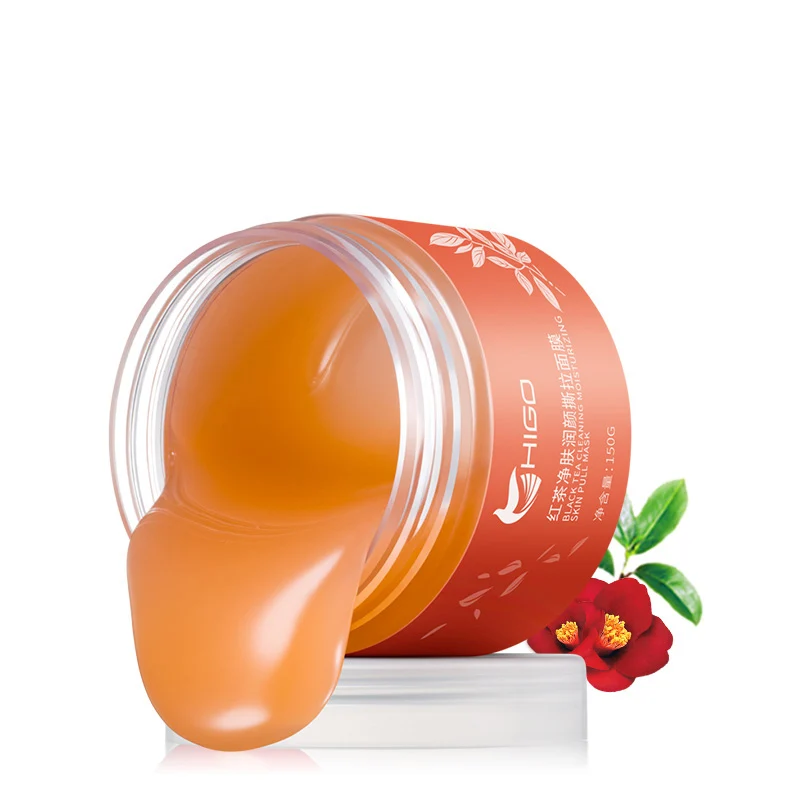 Черная чайная маска для лица 150 г маска-кольцо удаления черных точек пилинг