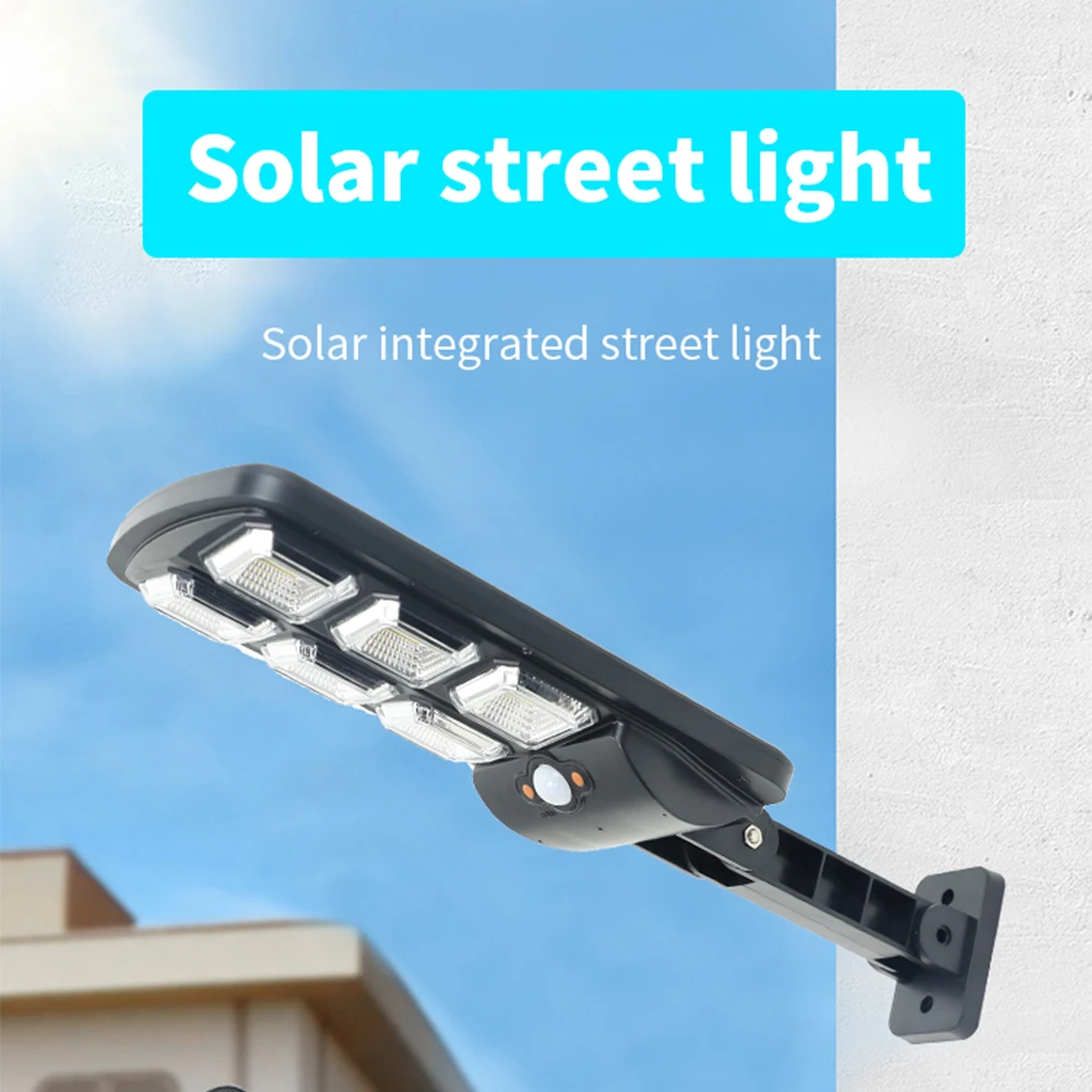 Уличный настенный светильник на солнечной батарее, интегрированный садовый уличный фонарь, водонепроницаемый, с датчиком движения, индукц...