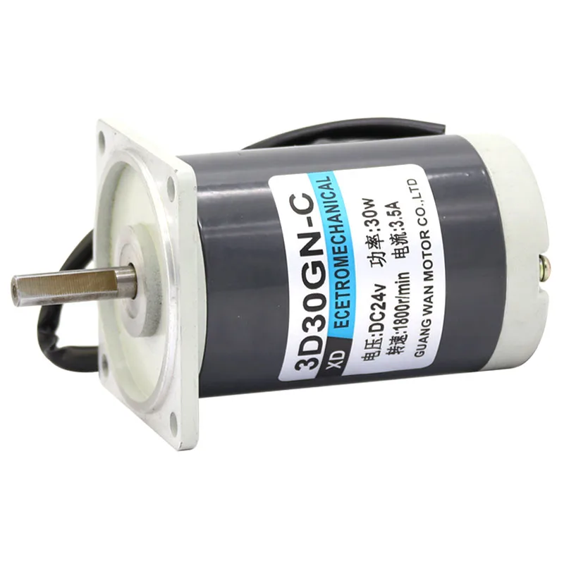 

30W DC Permanent Magnet Motor 12v24v Micro 1800-to-high Speed Motor Speed Regulation Forward and Reverse Motor Brush IE 2 N.M
