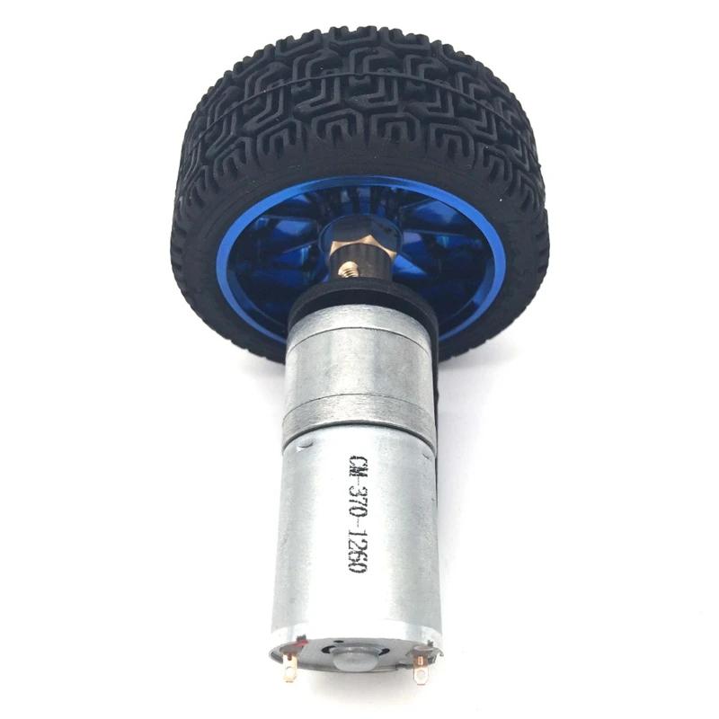 12 В постоянного тока кодировщик Шестерня двигателя 4 мм вал с креплением колесо 65