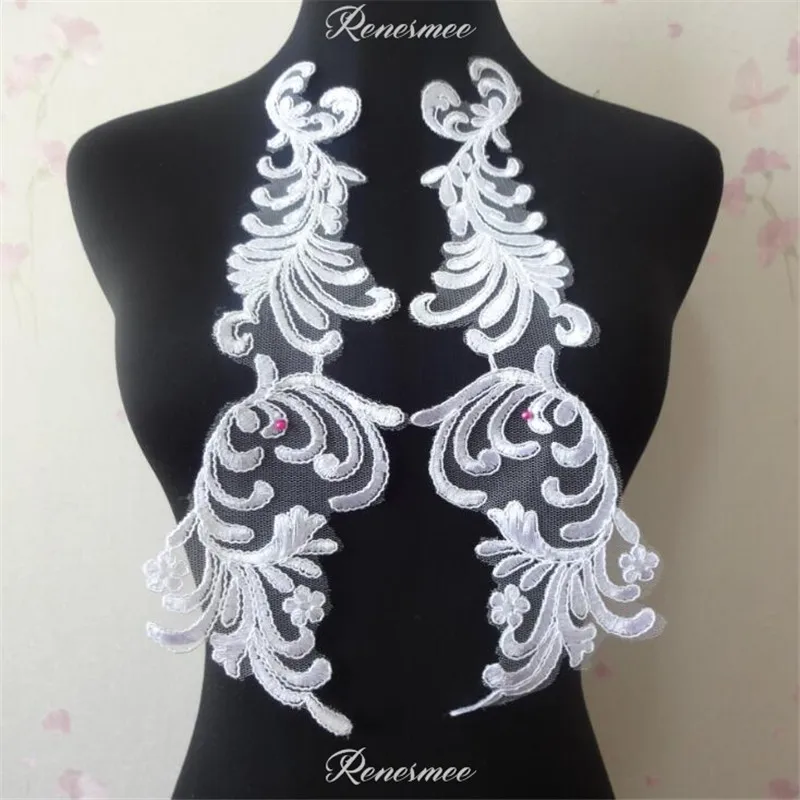 1 зеркальная пара/2 шт. Новое поступление белый шнур цвета слоновой кости