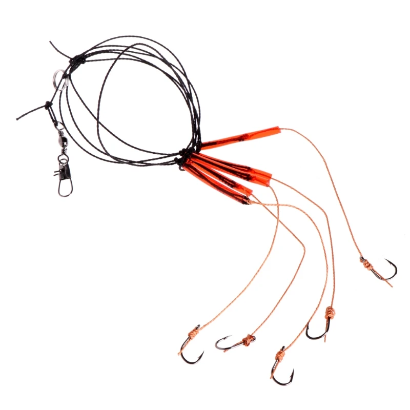 Рыболовные снасти из нержавеющей стали приманки гирлянды поворотные рыболовные