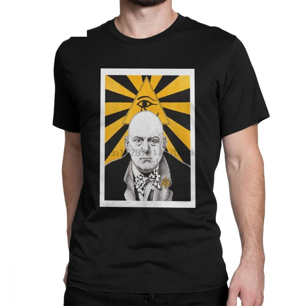 Aleister Crowley футболки для мужчин 100% хлопковая футболка Волшебные Соломоновы