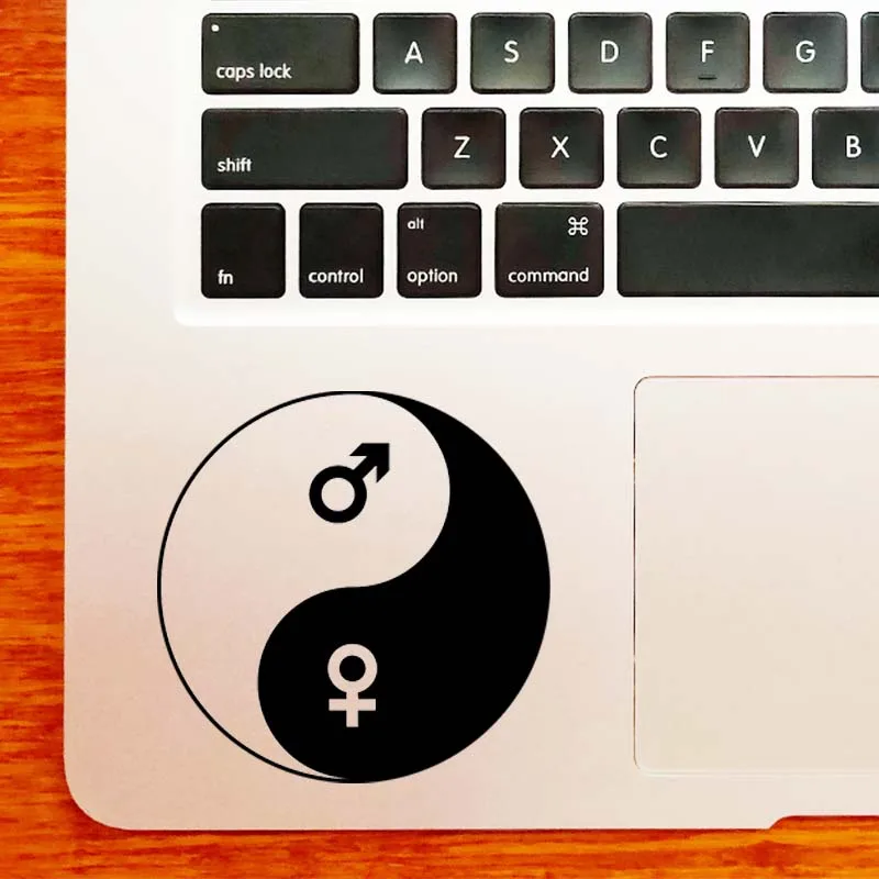 

Tai Chi Yin and Yang Laptop Sticker for MacBook M1 Pro 16" Air Retina 11 12 13 15 inch Mac Book 14" Notebook Skin Trackpad Decal
