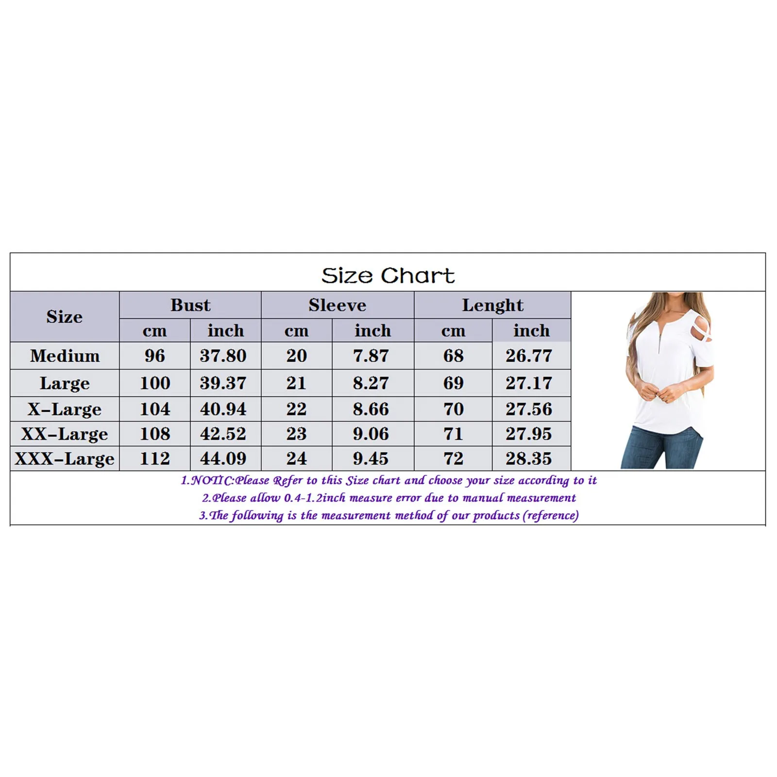 

Retro Pattern Tshirts Camiseta Mujer Womens Casual Loose Strappy Cold Shoulder O-neck Zipper Tops Basic Shirt Summer