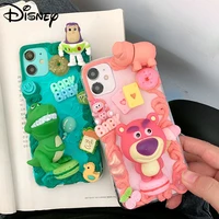disney cartoon toy story strawberry bear handmade diy girl phone case for iphone12mini12promax11prosexrxsxsmx78plus11