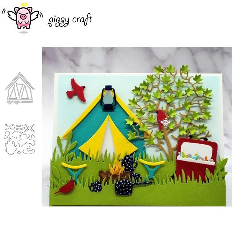 Свинья для рукоделия металлические Вырубные штампы высечки прессформы кемпинга