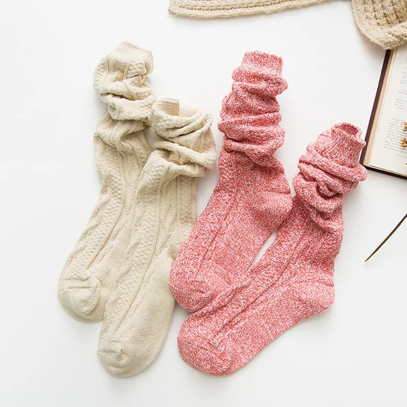 

New Women Winter Socks Fashion Stockings Socks Adult Calf Socks Warm Socks Middle Tube Polyester Socks For Gifts
