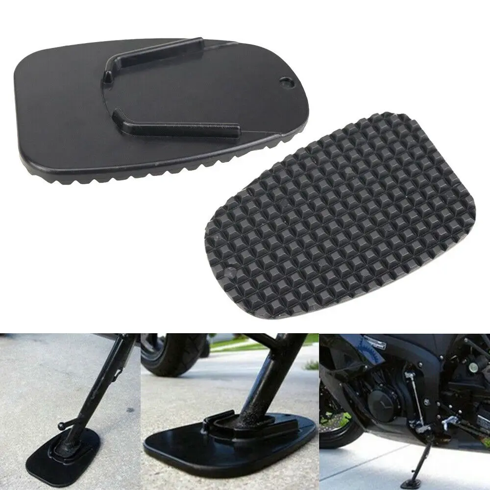 Черная подставка для мотоцикла подножка сбоку удлинитель опорной пластины Honda