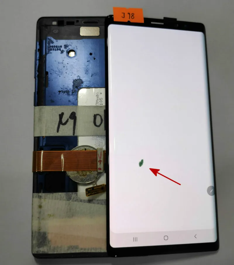 Для Samsung Galaxy Note 9 N960 N960F N960D N960DS дефект ЖК-дисплей Супер Amoled сенсорный экран