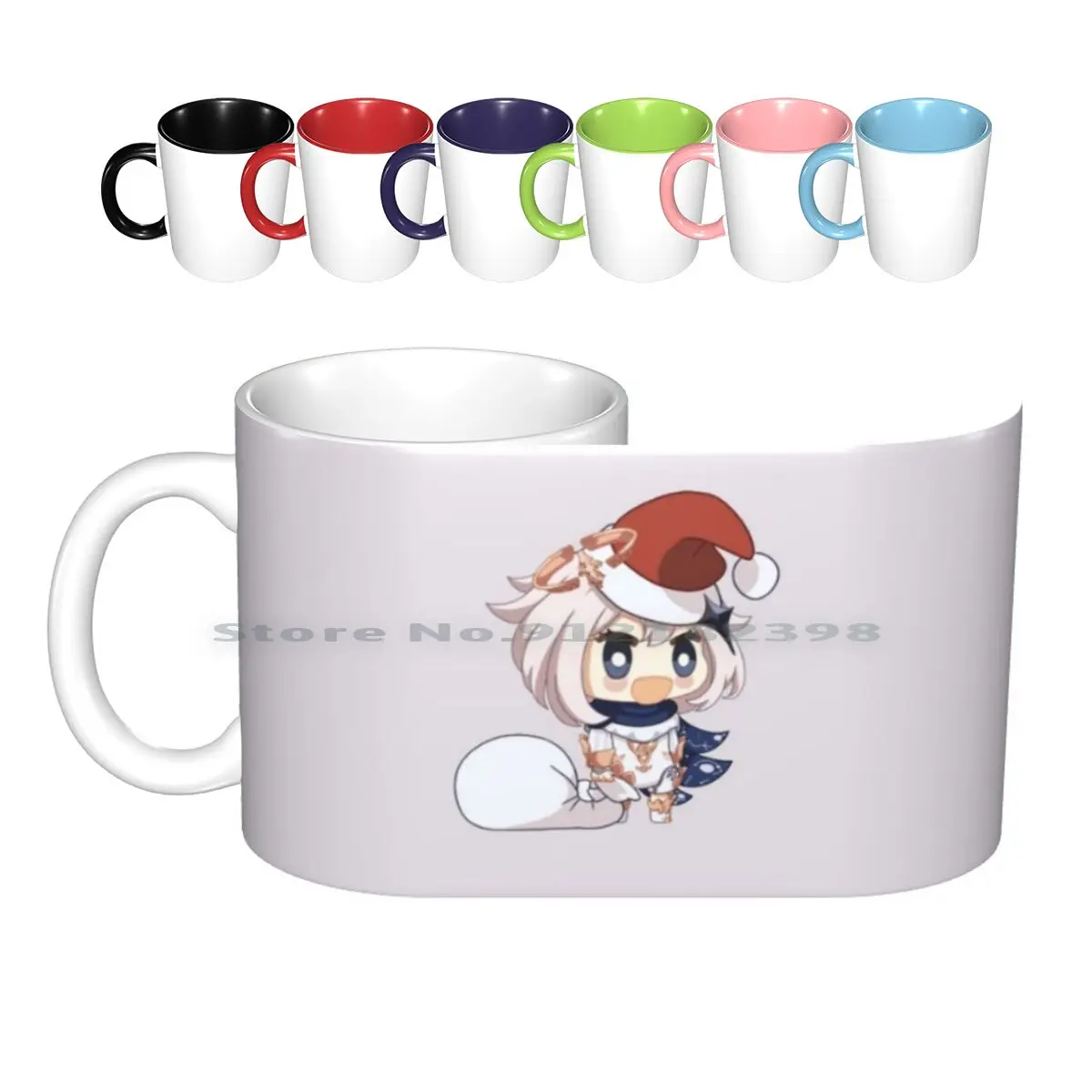 

Ударные керамические кружки Paimon Padoru-Genshin, кофейные чашки, кружка для молока и чая, ударное разбавитель Genshin Impact Fishcl Genshin Impact