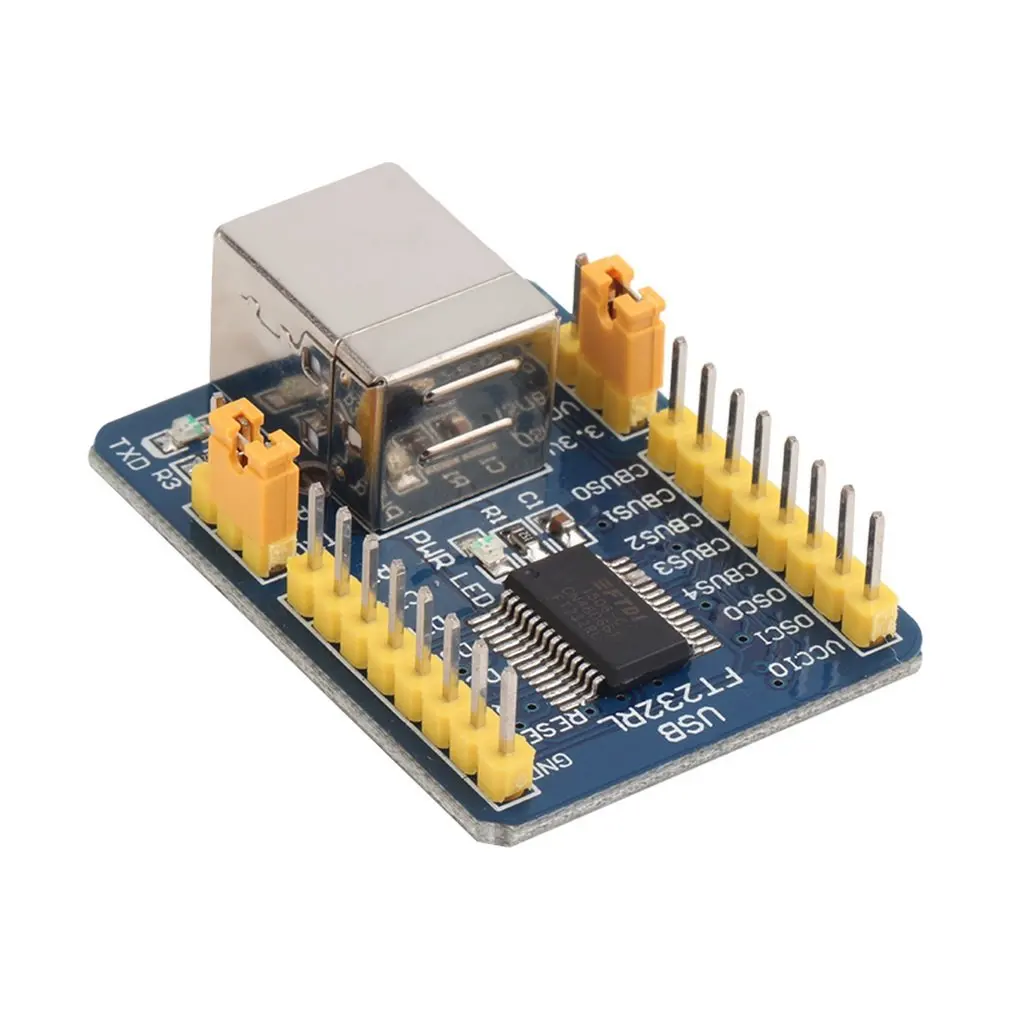 Синий 40*29*13 мм 35g FT232RL USB к TTL последовательный преобразователь адаптер Модуль 5 В и 3