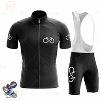 bike 2021 cycling jersey set summer short sleeve breathable mountain racing clothes bib shorts men cycling clothing uniform