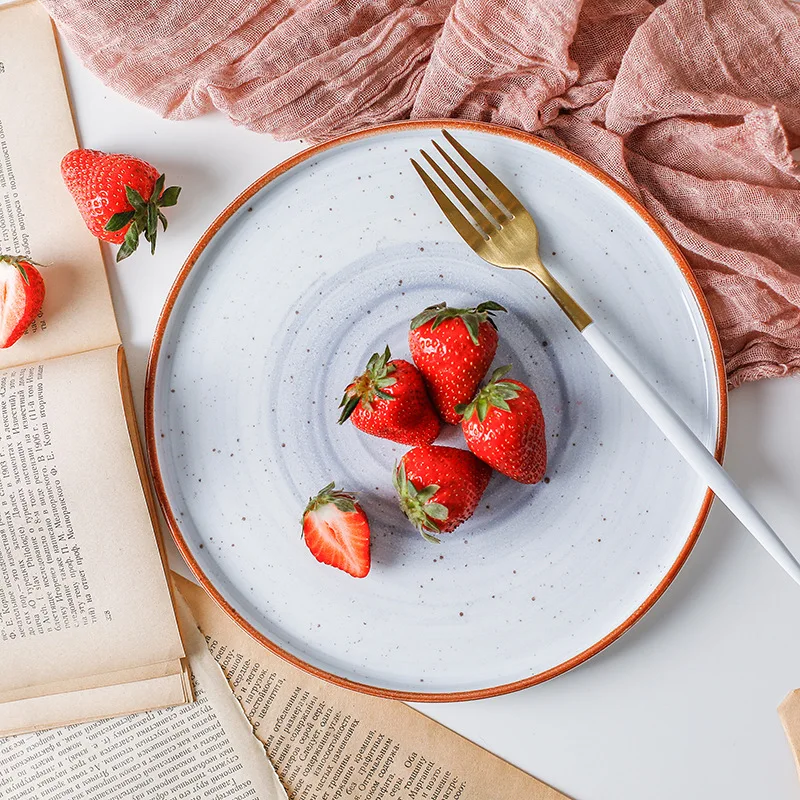 1 шт. 9 дюймов дизайнерская обеденная тарелка в виде макарона красочная