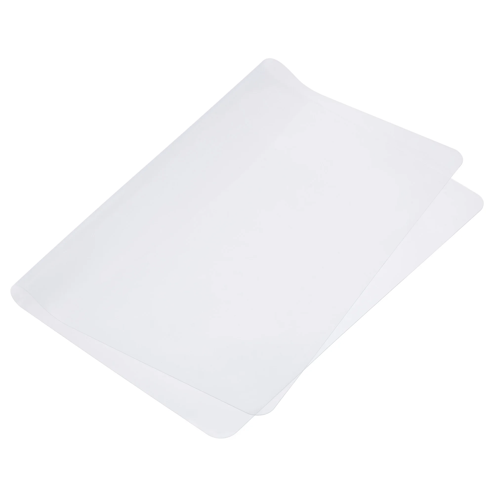 

Uxcell Silicone Sheet Mat Pad Transparent 15.75" x 11.81" for Craft, Painting, Casting Model, Non-Slip 2pcs