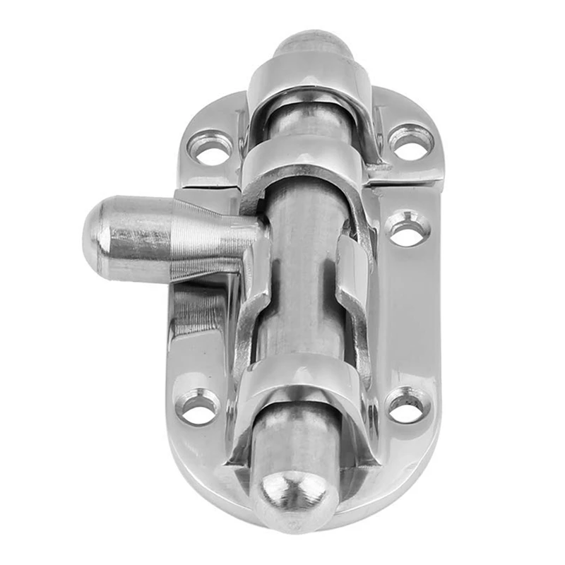 

Boat Bar Sliding Lock Boats Marine Ship 316 Stainless Steel Door Window Latch Sliding Lock Barrel Bolt-60mm