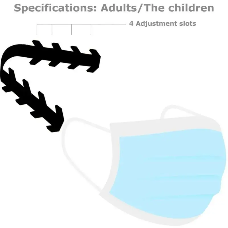 1 шт маска для лица заушный крючок расширение Пряжка Регулируемый в ухе фиксаж