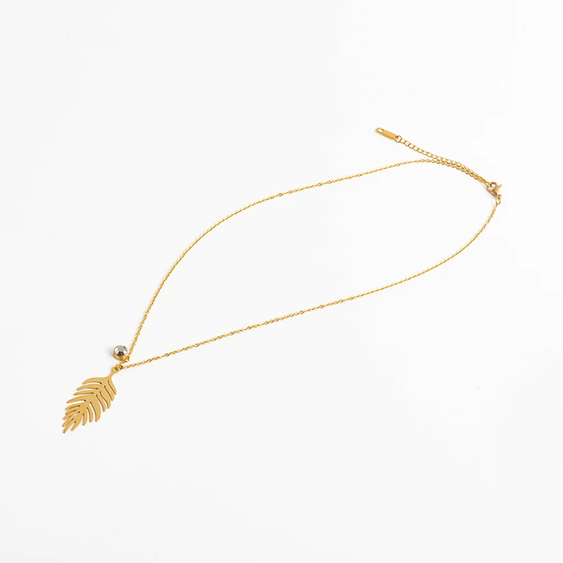 Wild & Free сусальное золото колье для женщин Обувь и девушек из нержавеющей стали