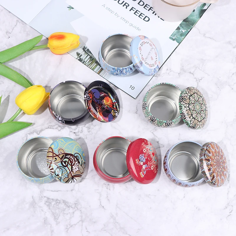 DIY жестяной держатель для свечей банок Европейский Винтажный цветочный принт