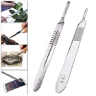 Рукоделие из углеродистой стали, 11 шт., медицинские рукоделие, скальпель, ножи для гравировки, резьбы, ремесла, лезвия, сделай сам, режущие ручные инструменты