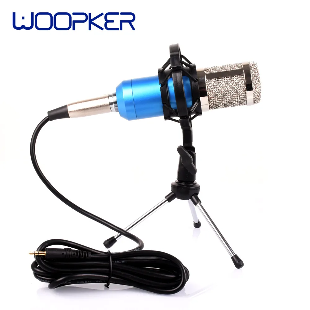 Конденсаторный микрофон BM 800 с амортизирующим креплением для радиовещания пения