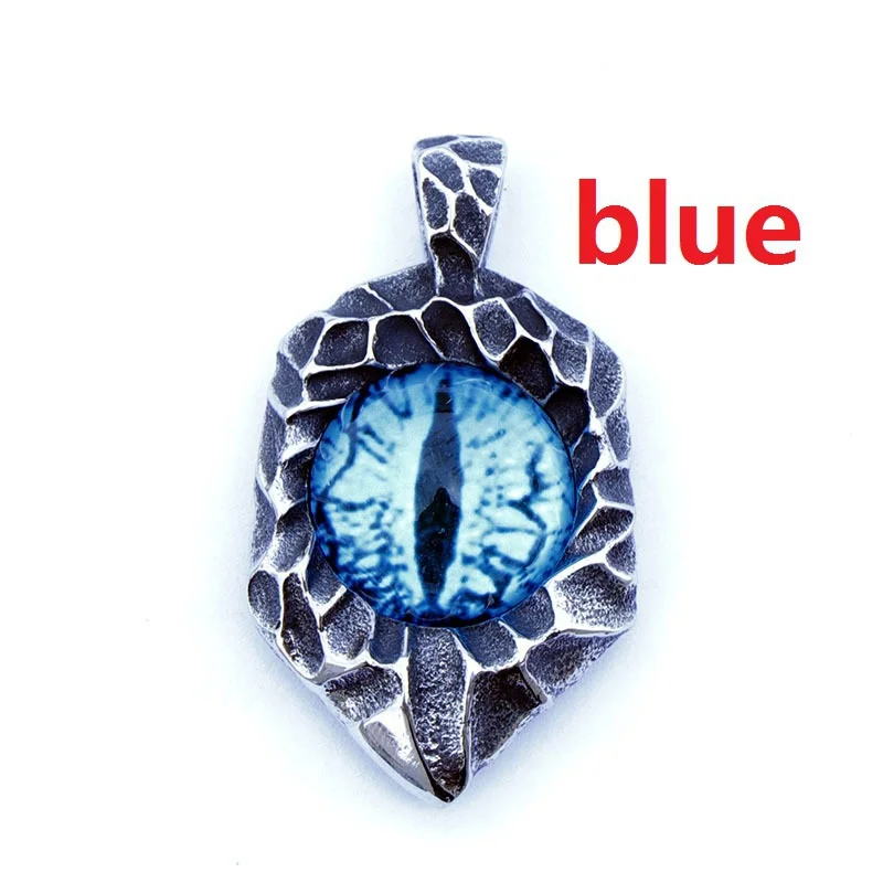 Мужское ожерелье с подвеской в виде глаза демона | Ожерелья