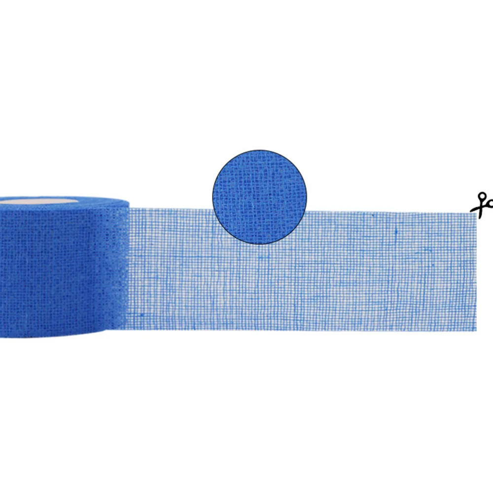 

5 Rolls of 5 Colors Protective Cotton Bandages Self Adhesive Wrap Tape Stretch Strong Elastic First Aid Tape for Atheles Players