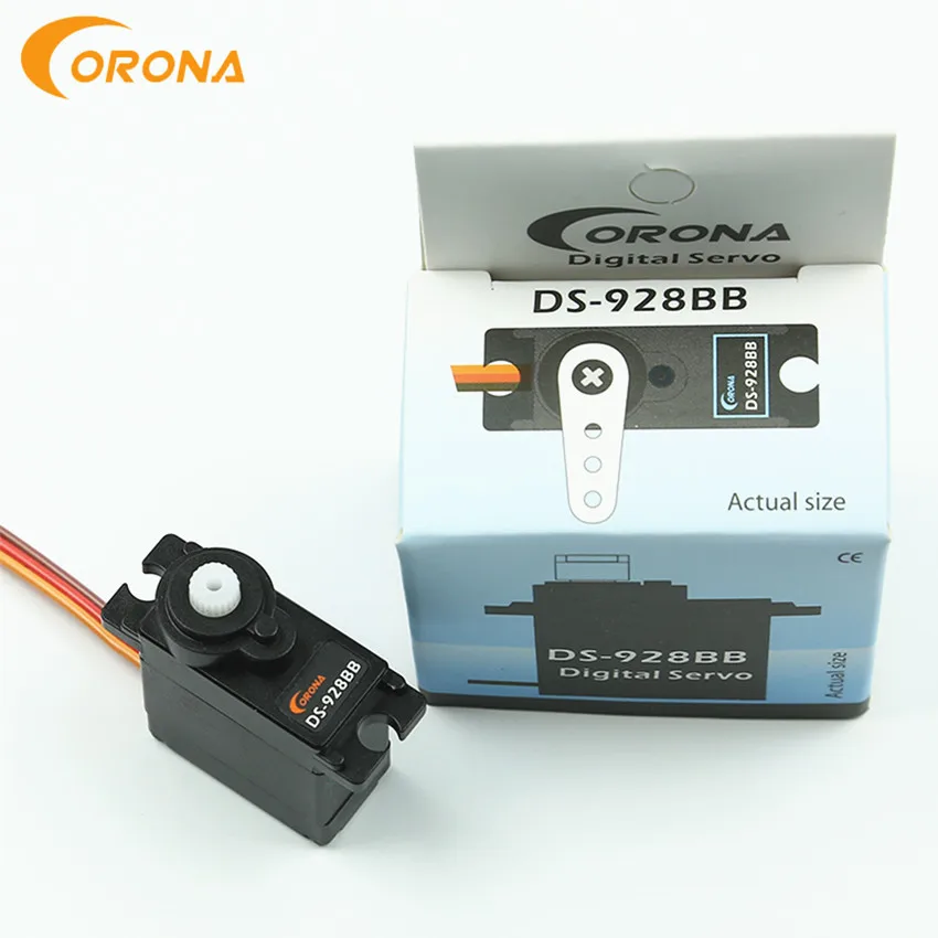 Миниатюрная цифровая рулевая Шестерня Corona 9g с двумя подшипниками для самолета