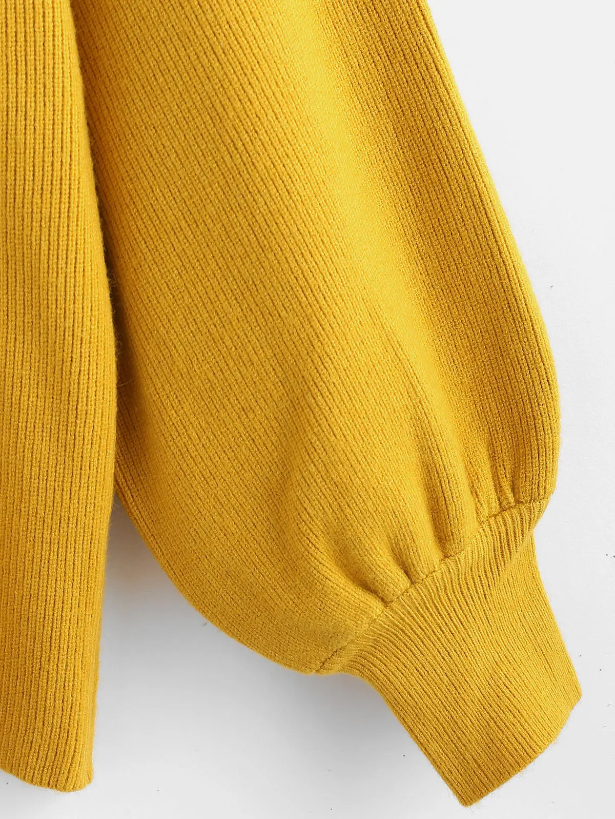 

ZAFUL New Winter Women Sweaters Lantern Sleeve Knit Sweater Loose Turleneck Sweaters Female Oversized Sweater Roupas Femininas