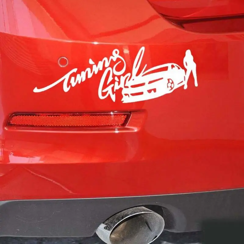 

BROSHOO Car Styling Personalized Waterproof Stickers Lovely Tuning Girl And Sexy Lady Car Decals Decoration Auto Accessories
