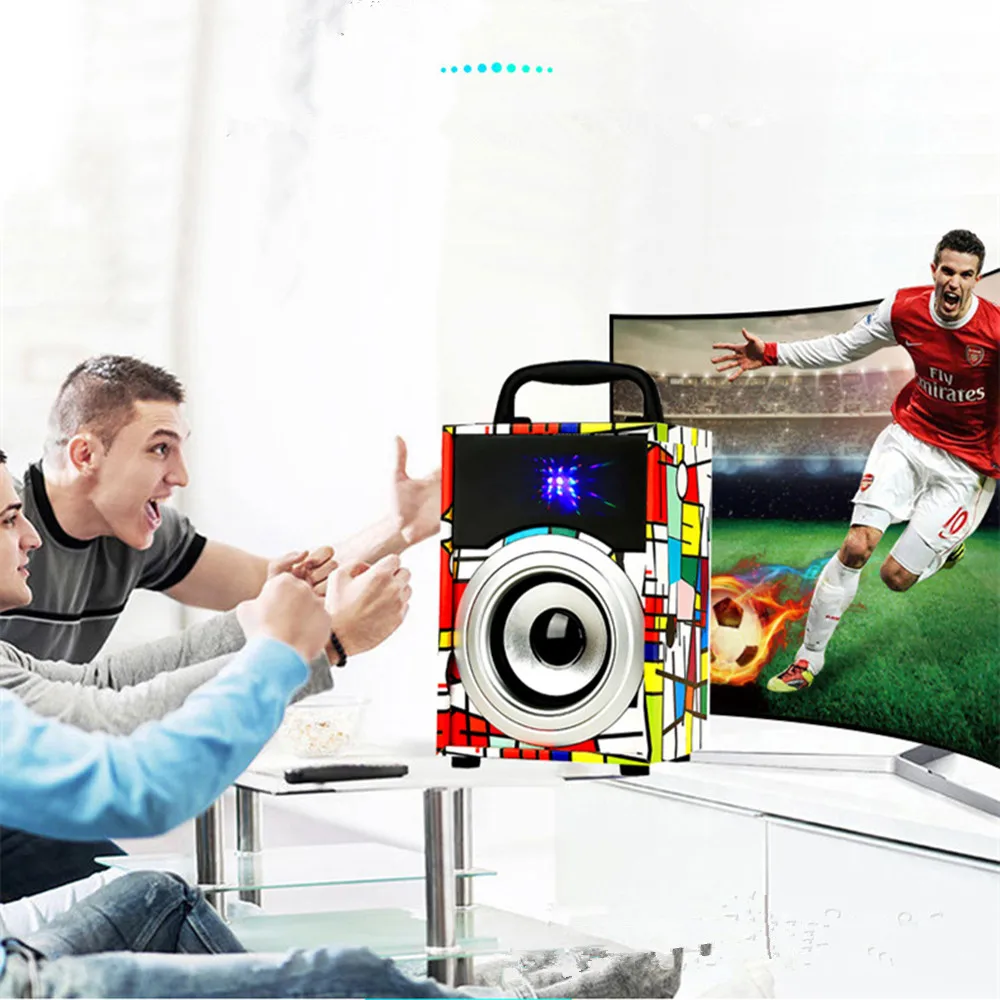 Беспроводная Bluetooth-Колонка HYASIA для детей Портативная колонка со светодиодной