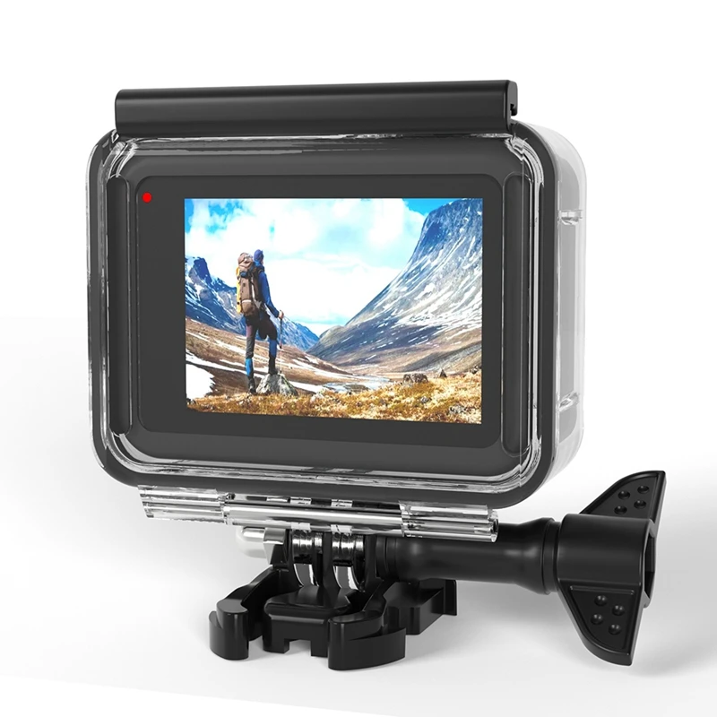 60 м подводный водонепроницаемый чехол Защитный Корпус силиконовая кнопка для