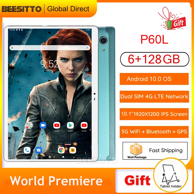 

Супер быстрый 10-дюймовый планшет Android 10,0 OS 6 Гб RAM 128 ГБ ROM 1920x1200 FHD 4G LTE 2,4G 5G WiFi Bluetooth PAD для рождественского подарка