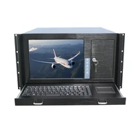 4u lcd workstation compact mini itx server case rackmount chassis industrial pc case support intel845 intel945 intel g41