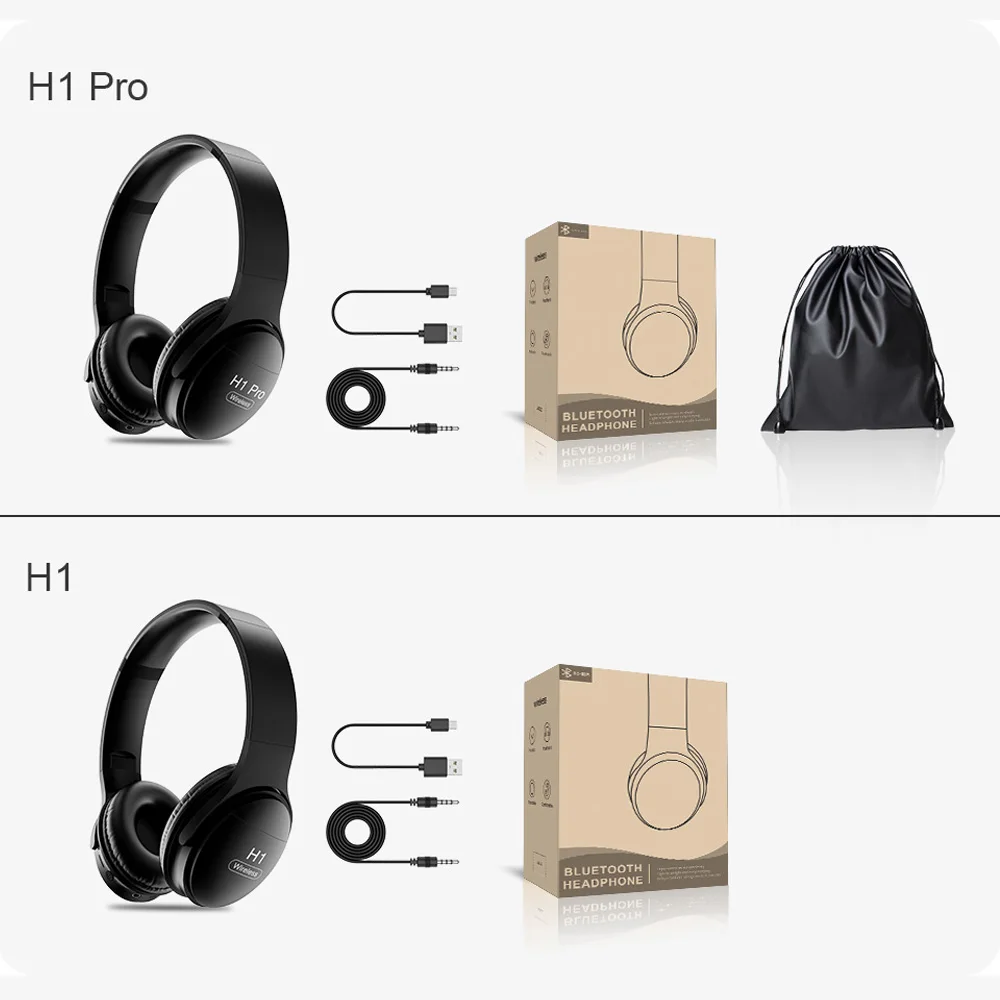 AWI H1 Pro Bluetooth наушники Беспроводные Наушники Накладные наушники с шумоподавлением Hi-Fi стерео игровая гарнитура с микрофоном Поддержка TF карты