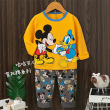 Disney-conjunto de pijama para bebé y niña...