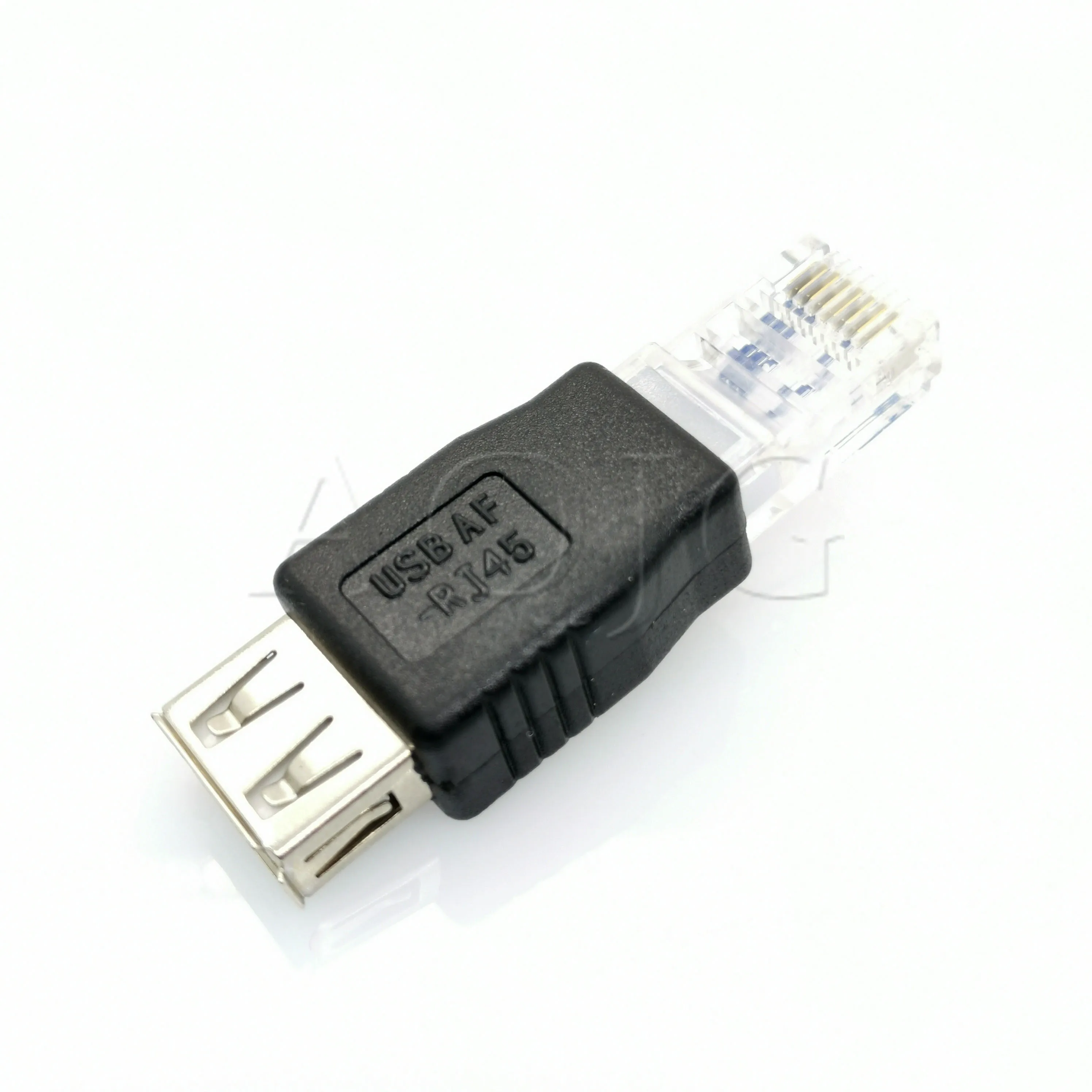 USB Type A гнездовой разъем для Ethernet Интернет RJ45 Конвертеры адаптеры штепсельная
