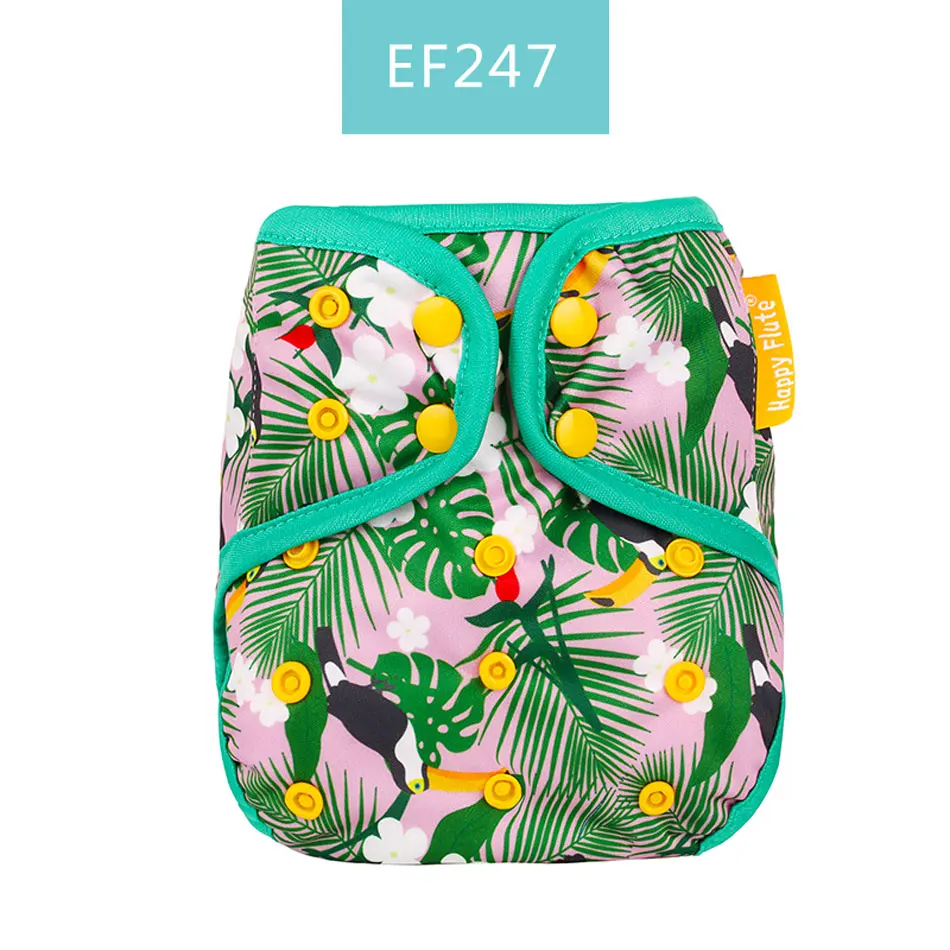 EF247 HappyFlute OS чехол для детских подгузников Новейший цветной переплет водонепроницаемый и многоразовый чехол для подгузников 1 шт - Цвет: EF247