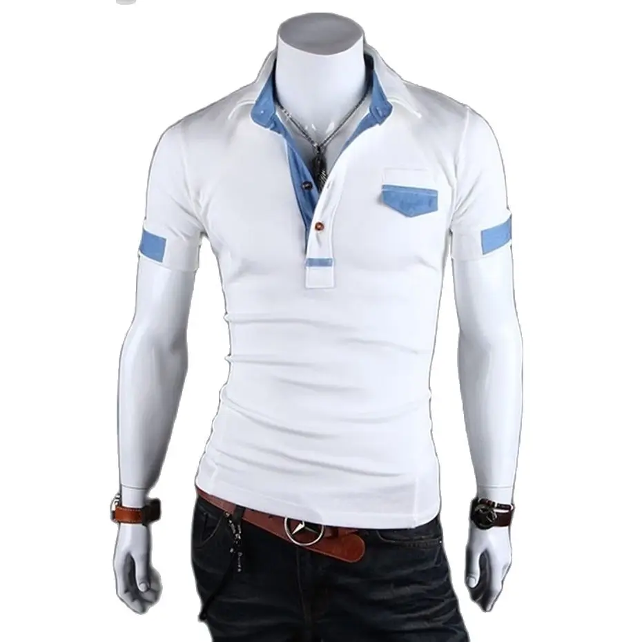 zogaa new 2021 hot sale men polo shirt brands male short sleeve casual slim solid color deer embroidery polo shirt free global shipping
