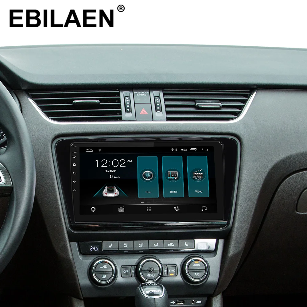 EBILAEN автомобильный DVD мультимедийный плеер для Skoda Octavia A7 III 3- 2din Android 9,0 радио Автоматическая навигация gps камера заднего вида