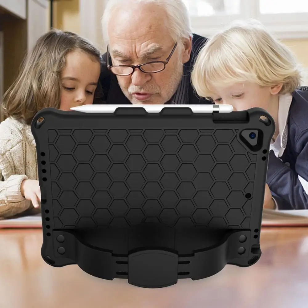 Чехол для iPad 2019 9 7 дюйма 6 и поколения Pro 10 2 Air 3 1 с лотком ручек ремешком на руку