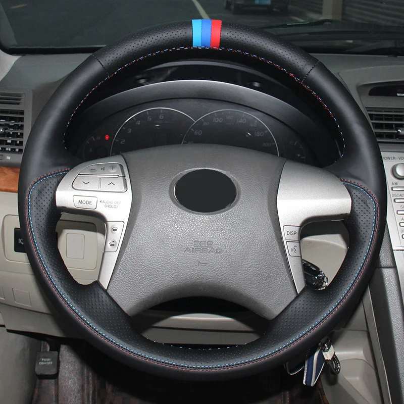

Кожаный чехол на руль для Toyota Highlander, Carola Camry, Levin, REIZ, RAV4